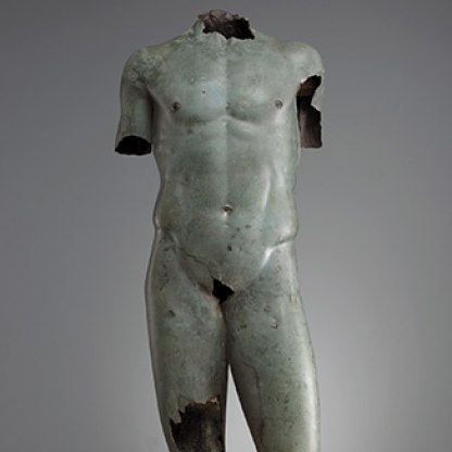 A bronze torso of a youth Vani, 2nd century BC, GNM: 2:996-43