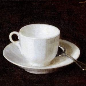 Cup and saucer by Henri Fantin Latour