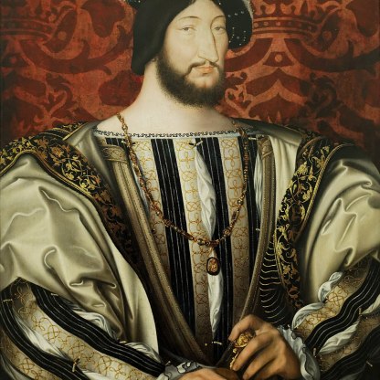 François I, king of France, Louvre (Public Domain image from Wikipedia)