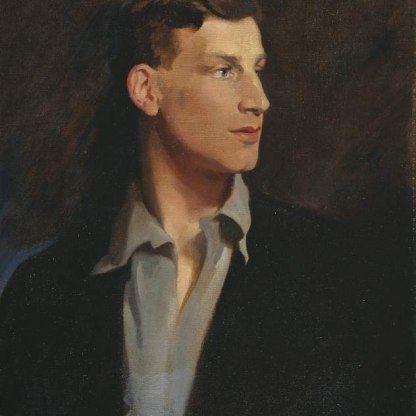 A portait of Sigfried Sassoon by Glyn Philpott Warren