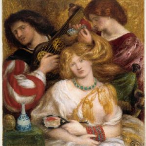 Highlight image for Dante Gabriel Rossetti, Morning Music, 1864