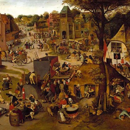 An image chosen to represent A Village Festival in Honour of St Hubert and St Anthony