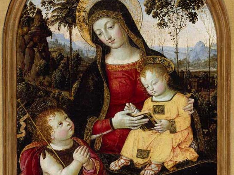 Highlight image for Virgin and Child with St John the Baptist