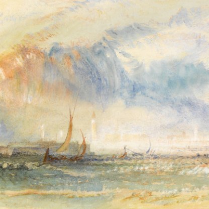 J. M. W.Turner,  Venice storm at sunset