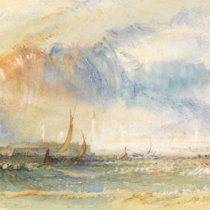 JMW Turner - Venice storm at sunset