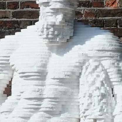 Colossal polystyrene statue of the Parenese Hercules