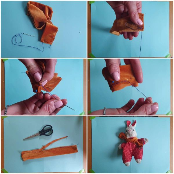 Featured image for the project: Sew your teddy a scarf