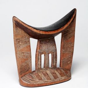 Wooden headrest from Ethiopia, Gurage or Arsi