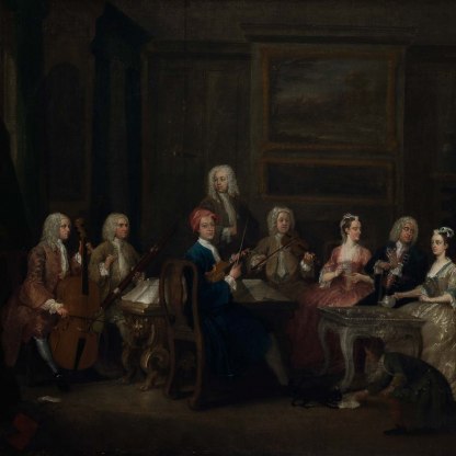 A Musical Party, the Mathias Family, by Gawen Hamilton