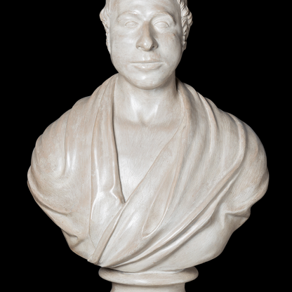 A bust of George Basevi
