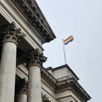 Highlight image for Flying the flag for Cambridge Pride
