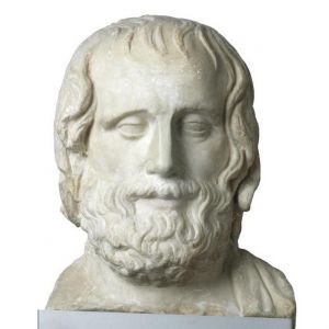 A bust of Euripides (GR.2.1966)