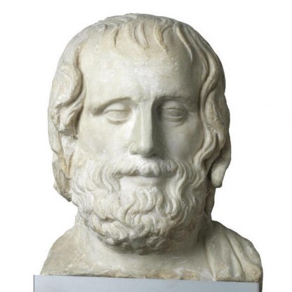 Highlight image for A bust of Euripides