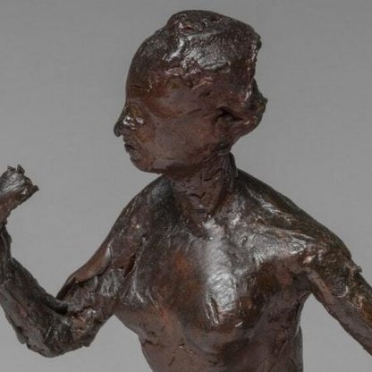 Degas model in the Fitzwilliam Collection