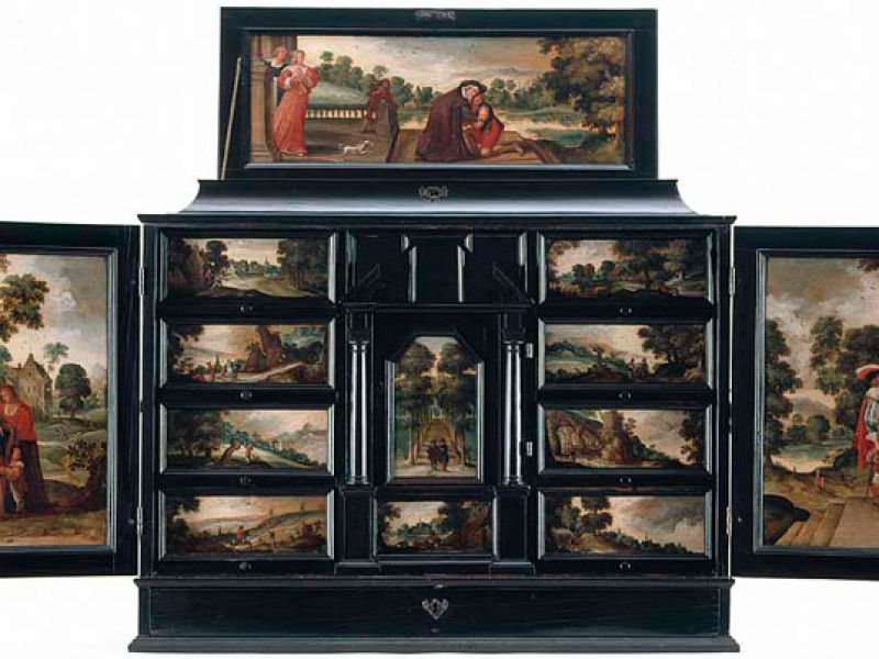 Highlight image for Cabinet with Scenes of the Prodigal Son