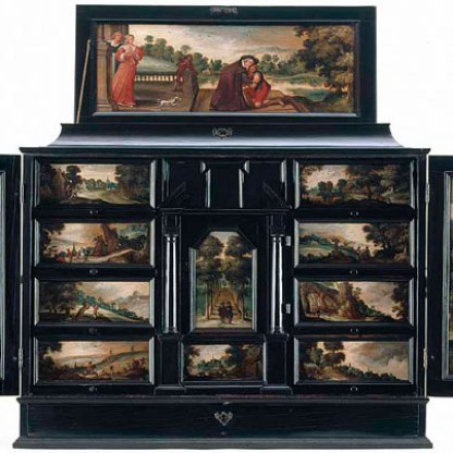 An image chosen to represent Cabinet with Scenes of the Prodigal Son