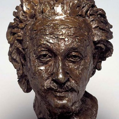 A bust of Albert Einstein by Jacob Epstein