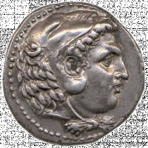 Coin featuring Alexander III the Great, after c. 330 BC
