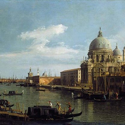 A view of Venice Canal by Canaletto