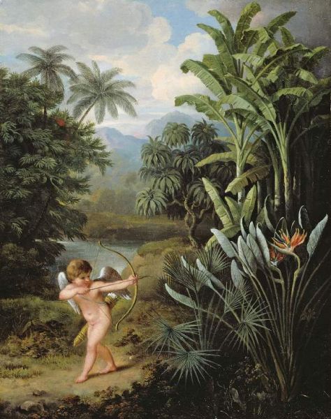Featured image for the project: Cupid inspiring the plants with love