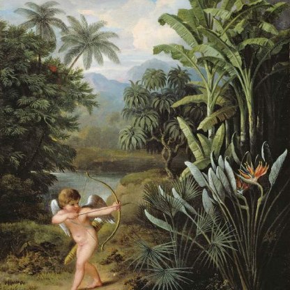 Highlight image for Cupid inspiring the plants with love