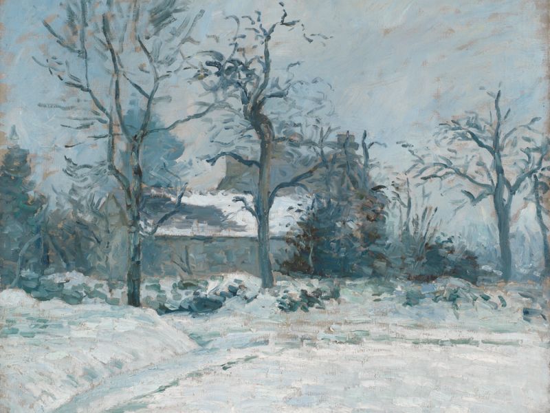 Piette’s House at Montfoucault: Snow Effect, 1874