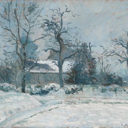 Piette’s House at Montfoucault: Snow Effect, 1874