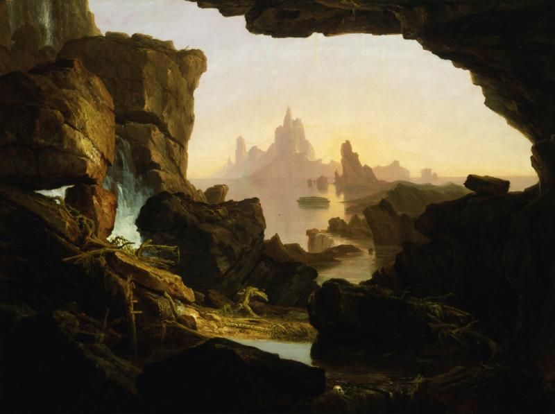 Featured image for the project: Thomas Cole, The Subsiding of the Waters of the Deluge, 1829