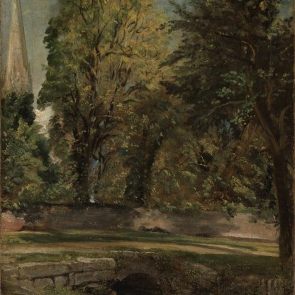 Salisbury Cathedral by Constable (2383)