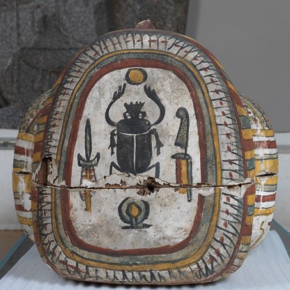 Detail from Outer Coffin of Pa-Kepu, a water pourer from Thebes