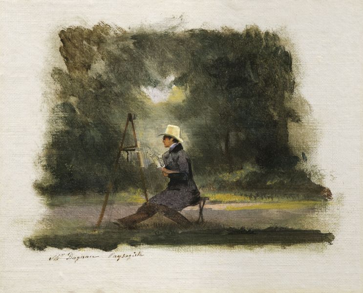 Featured image for the project: Isidore Dagnan at his Easel in the Open Air