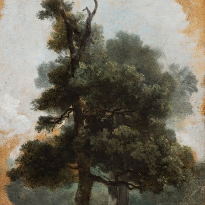 Highlight image for Study of a Tree in the Bois de Boulogne