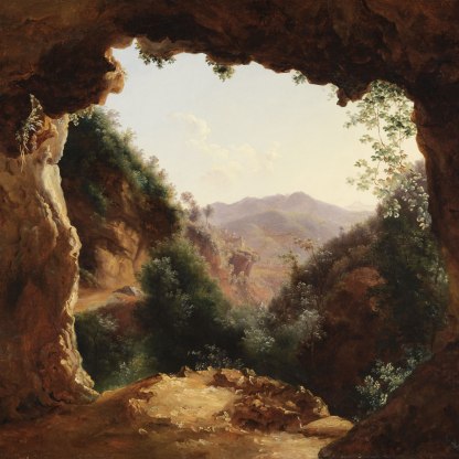 Grotto in a Rocky Landscape