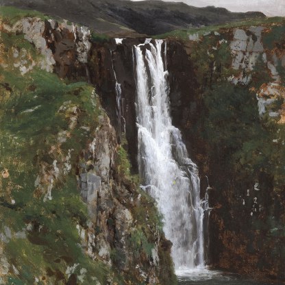 Sartre Waterfall near Apchon (Cantal)