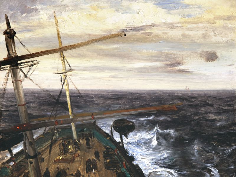 Highlight image for Seascape during a Storm seen from the Ship "Le Véloce"