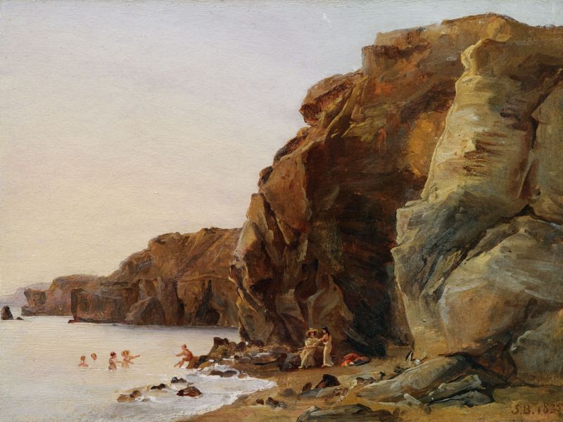 Highlight image for Rocky Coast with Bathers