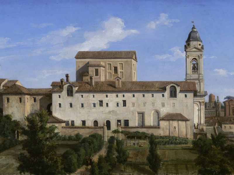 View of the Santa Trinità dei Monti in Rome, Louis Dupré. 2016-S.24: Fondation Custodia