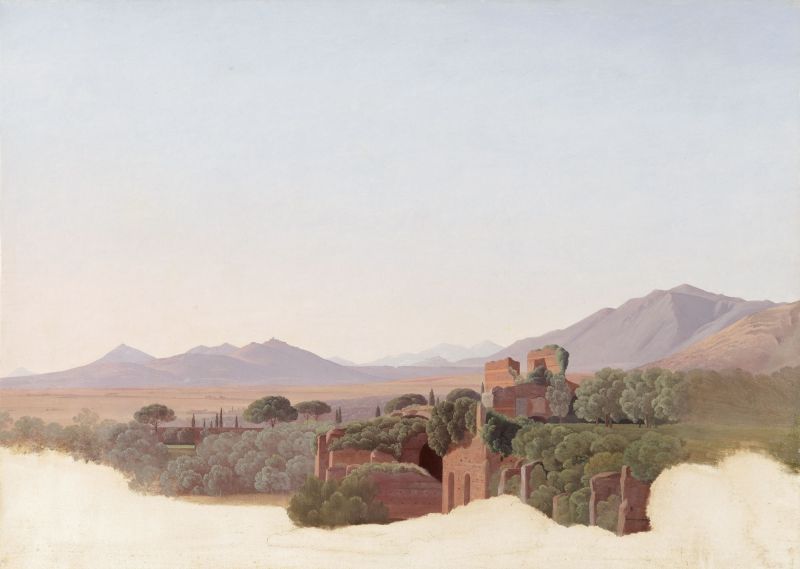 Featured image for the project: View of Hadrian’s Villa in Tivoli, the Tiber Valley and the Sabine Hills in the Distance
