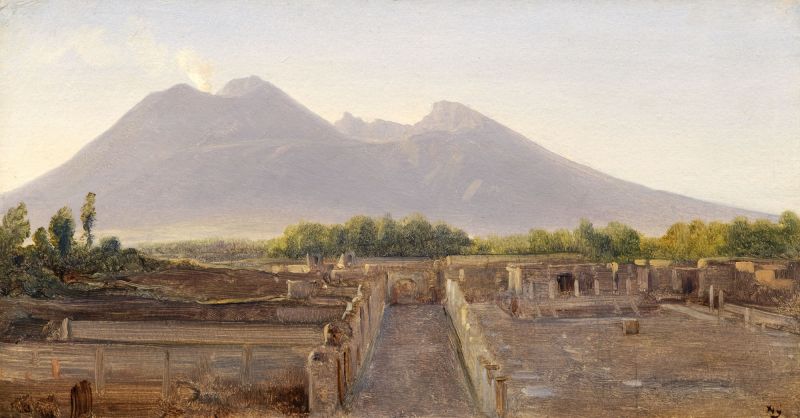 Featured image for the project: View of Vesuvius seen from the Ruins of Pompeii