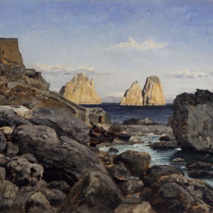 View of Faraglioni near Capri