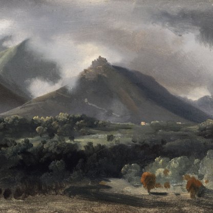 Misty Mountain Landscape (or View of Monticelli, near Tivoli)