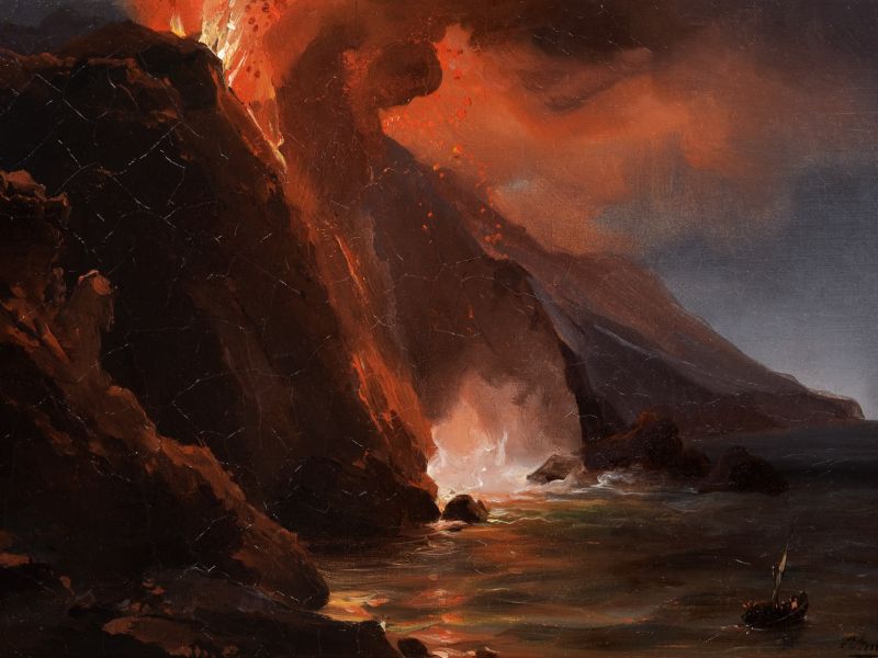 Highlight image for Eruption of Stromboli, 30 August 1842