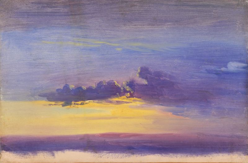 Featured image for the project: Effect of the Sun at Sunset - Cloudy Study (4)