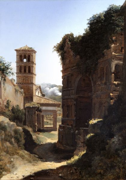 Featured image for the project: View of the Church of San Giorgio in Velabro and the Arch of Janus, Rome