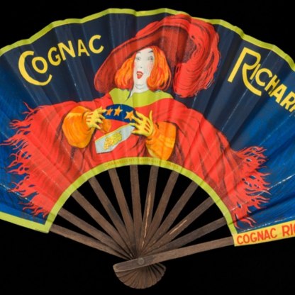 One of the fans in the exhibition