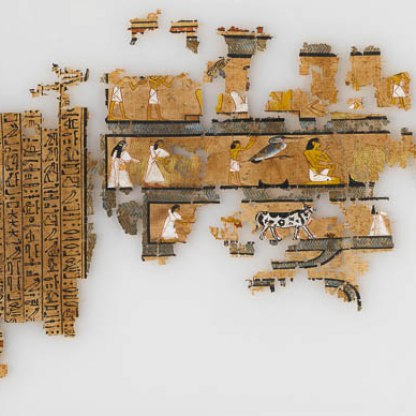 Papyrus fragment from the book of the dead of Ramose