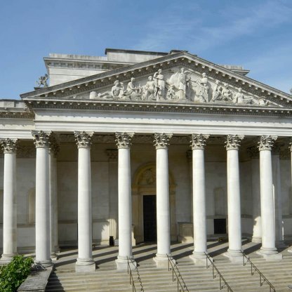 The Founder's entrance of the Fitzwilliam Museum