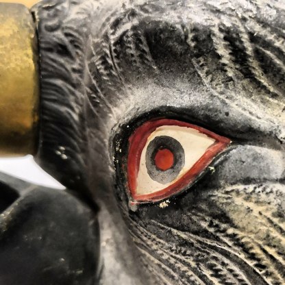 The eye of our replica minotaur