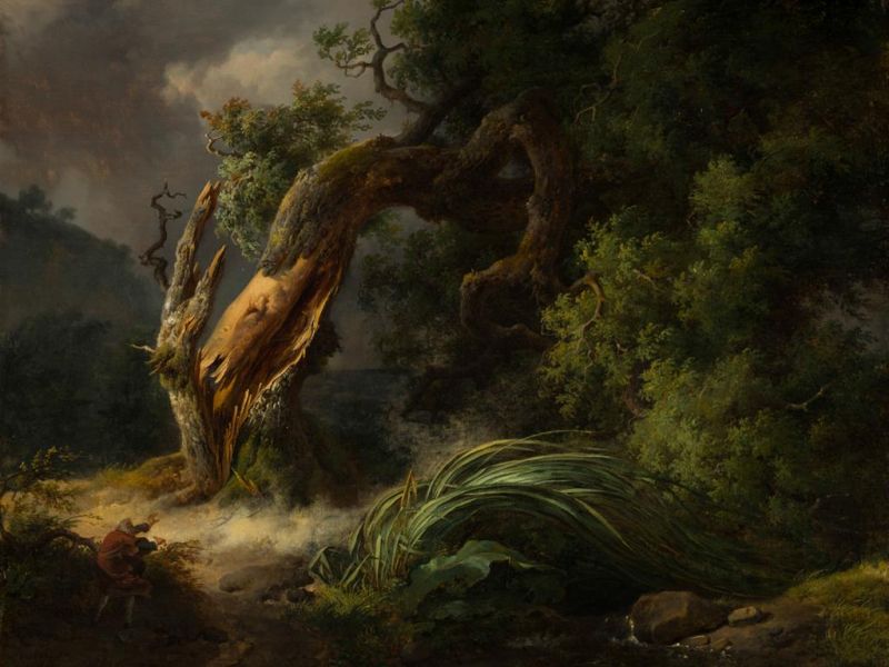 Highlight image for Achille-Etna Michallon The Oak and the Reed