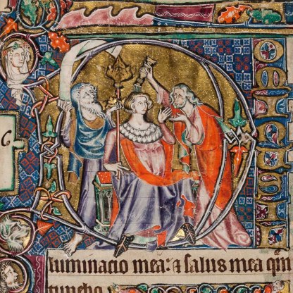 Macclesfield Psalter excerpt